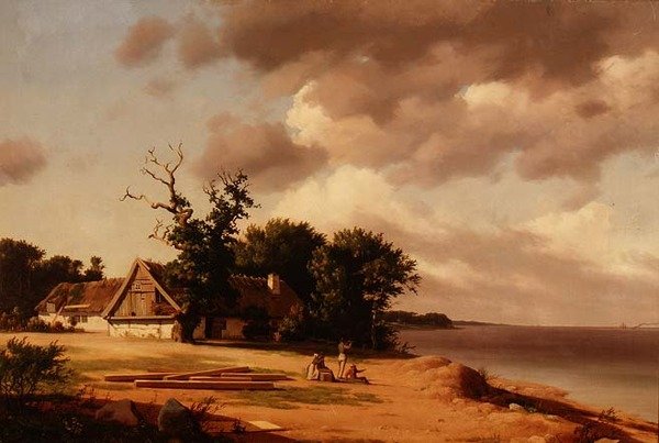 Fisherfolk v Oresundu († 1839) od Heinrich Buntzen
