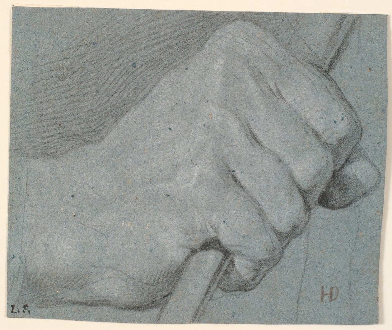 Studie ruky, svázaný kolem tyče od Heinrich Dittmers