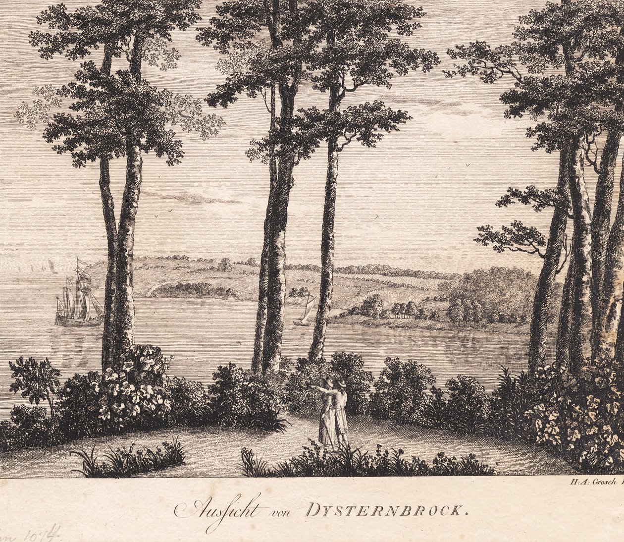Pohled z Dysterbrochu od Heinrich Grosch