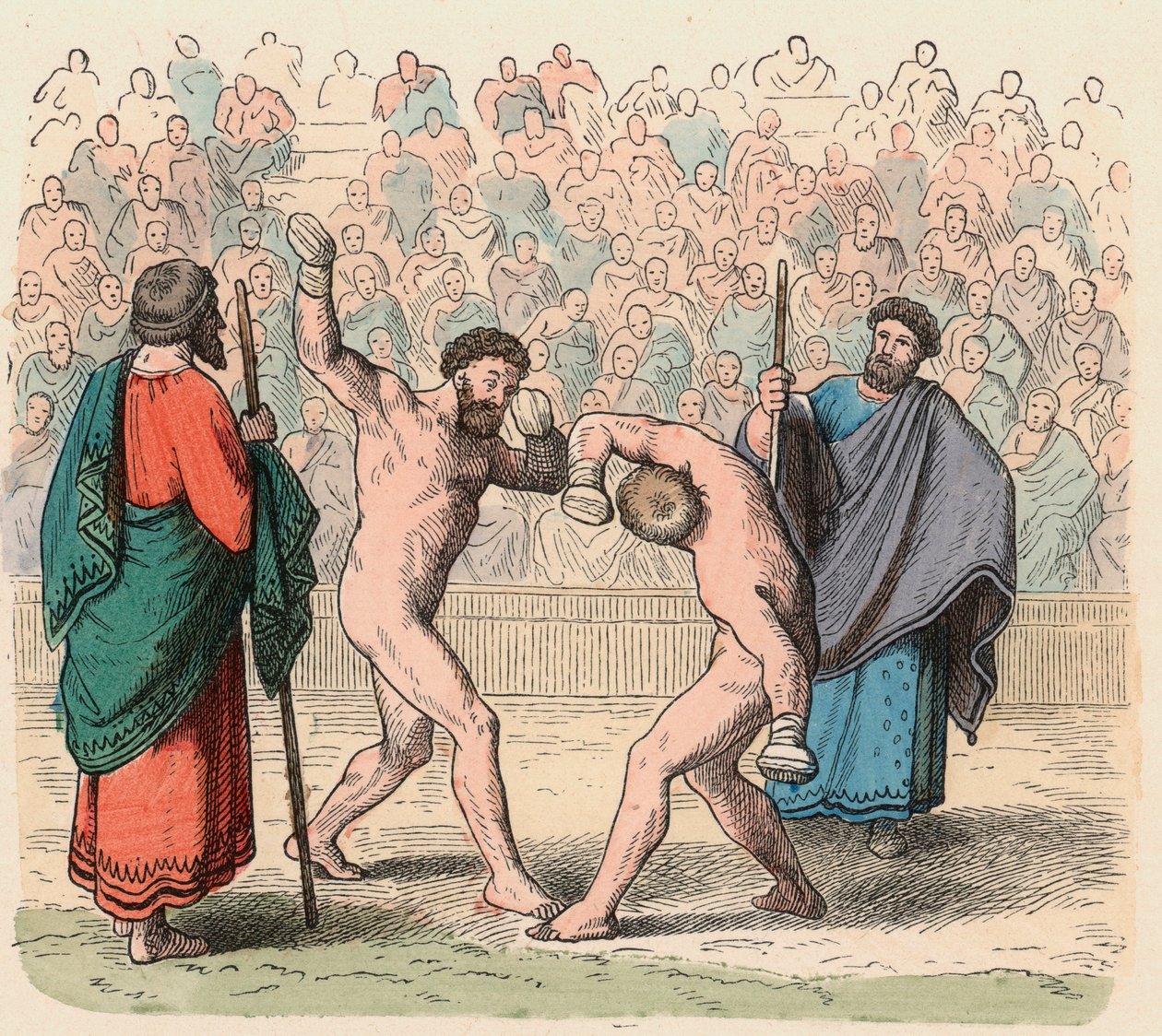 Starověké Řecko: Boxeři od Heinrich Leutemann