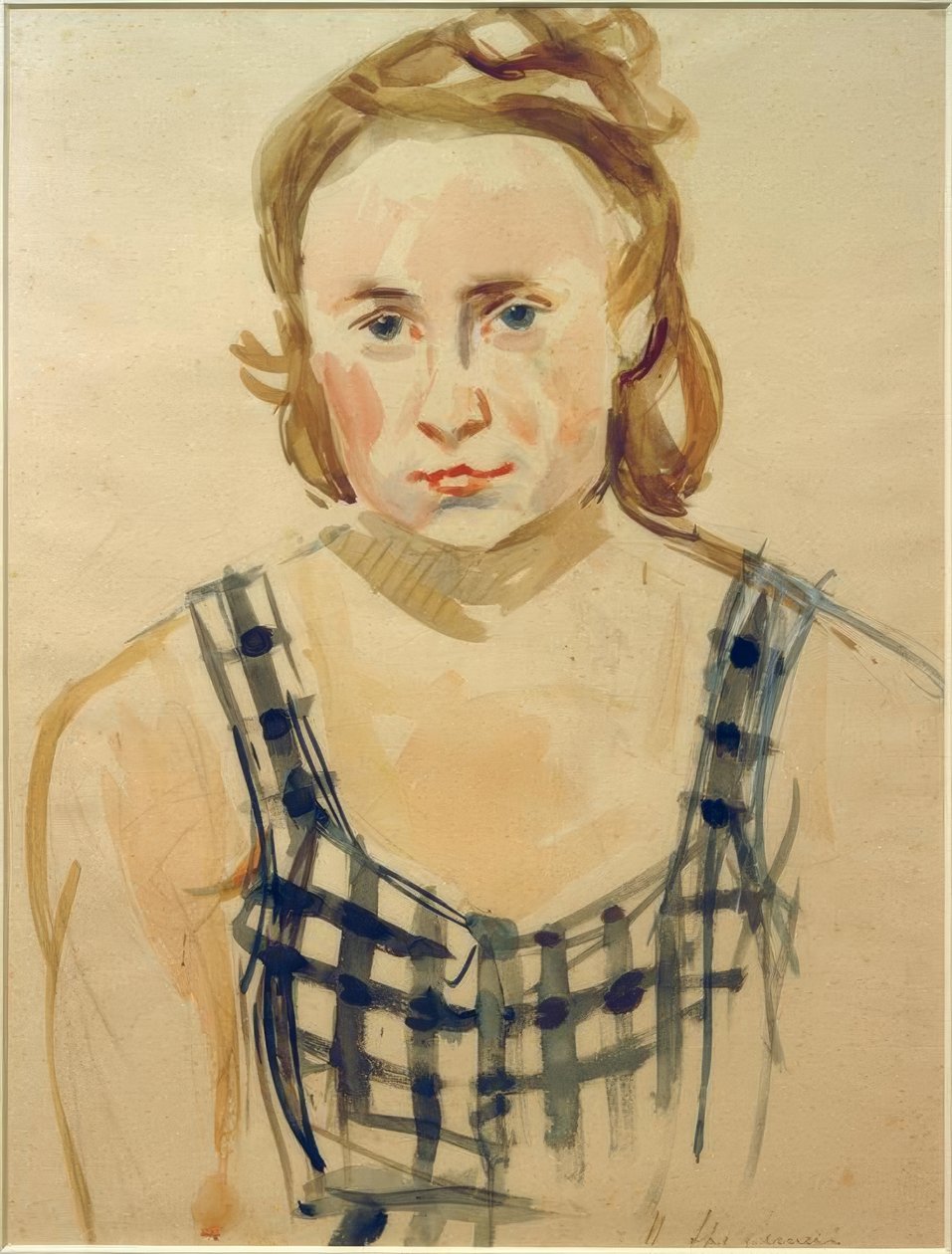 Portrét Kate Werner od Heinrich Stegemann