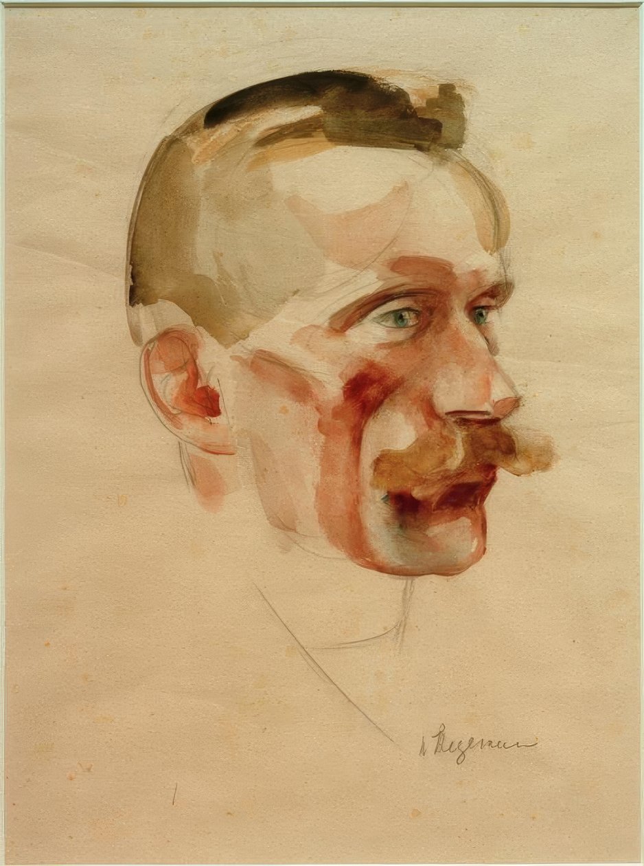 Portrét Wilhelma Wernera, kolem roku 1926 od Heinrich Stegemann