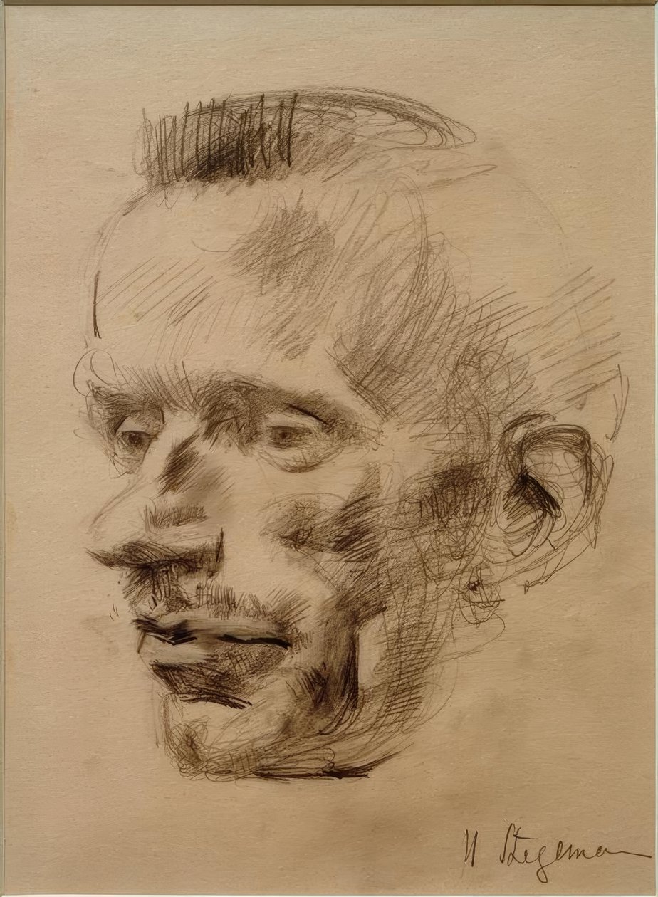 Portrét Wilhelma Wernera, kolem roku 1926 od Heinrich Stegemann
