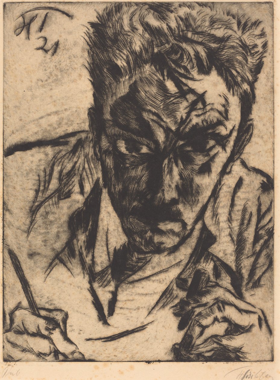 Autoportrét od Heinrich Tischler