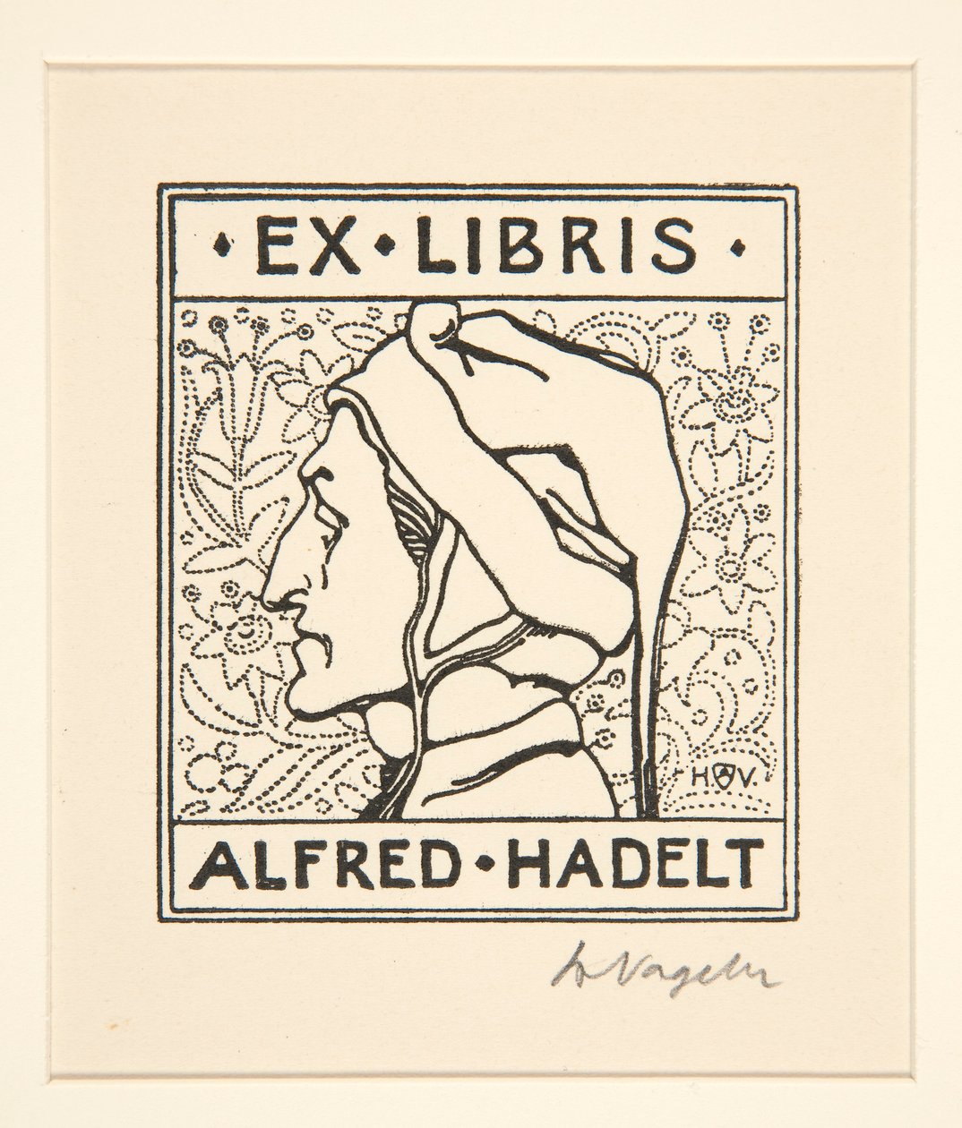Knihovna: Alfred Hadelt od Heinrich Vogeler