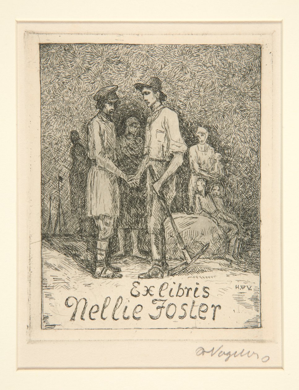 Knihovní desky od Heinrich Vogeler