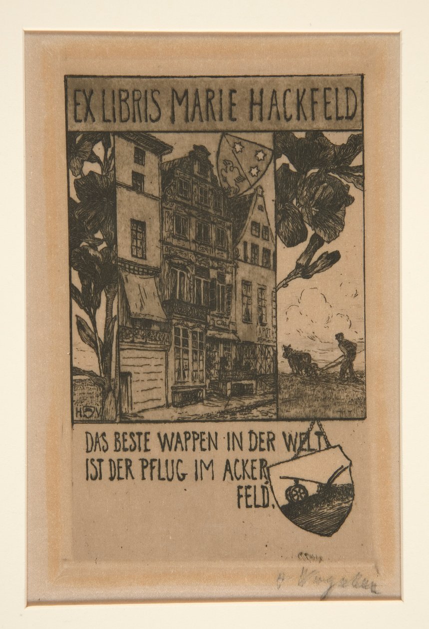Knihovní desky od Heinrich Vogeler