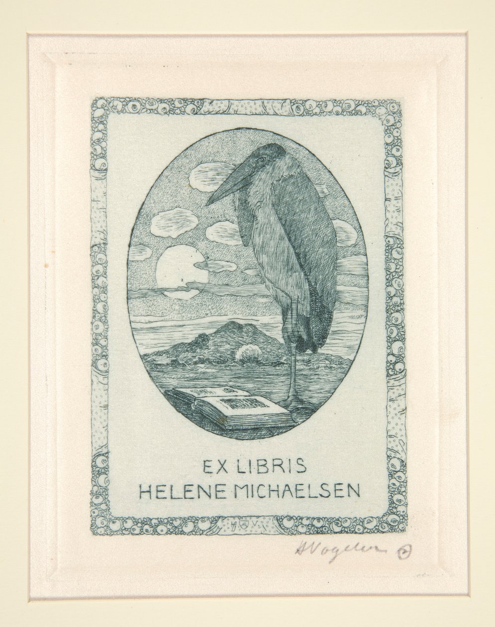 Knihovní desky od Heinrich Vogeler