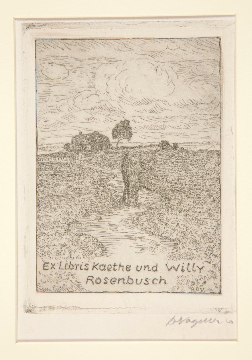 Knihovní desky od Heinrich Vogeler