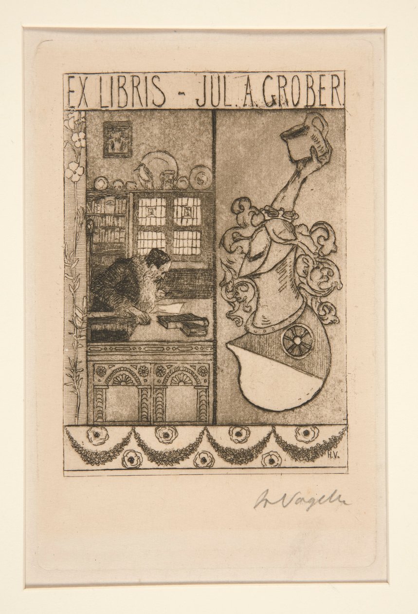 Knihovní desky od Heinrich Vogeler