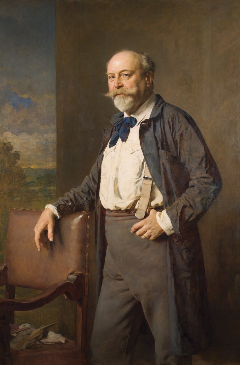 Sochař Rudolf Weyr od Heinrich von Angeli