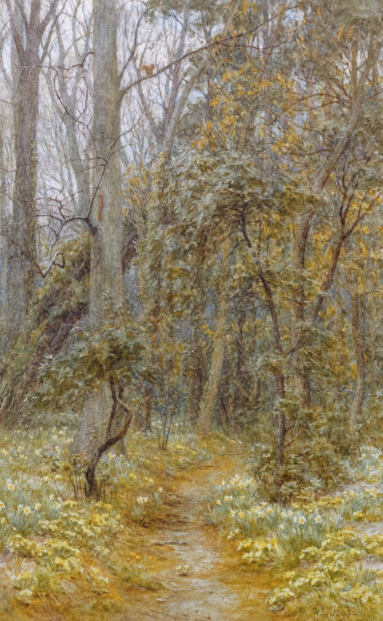 Na zahradě od Helen Allingham