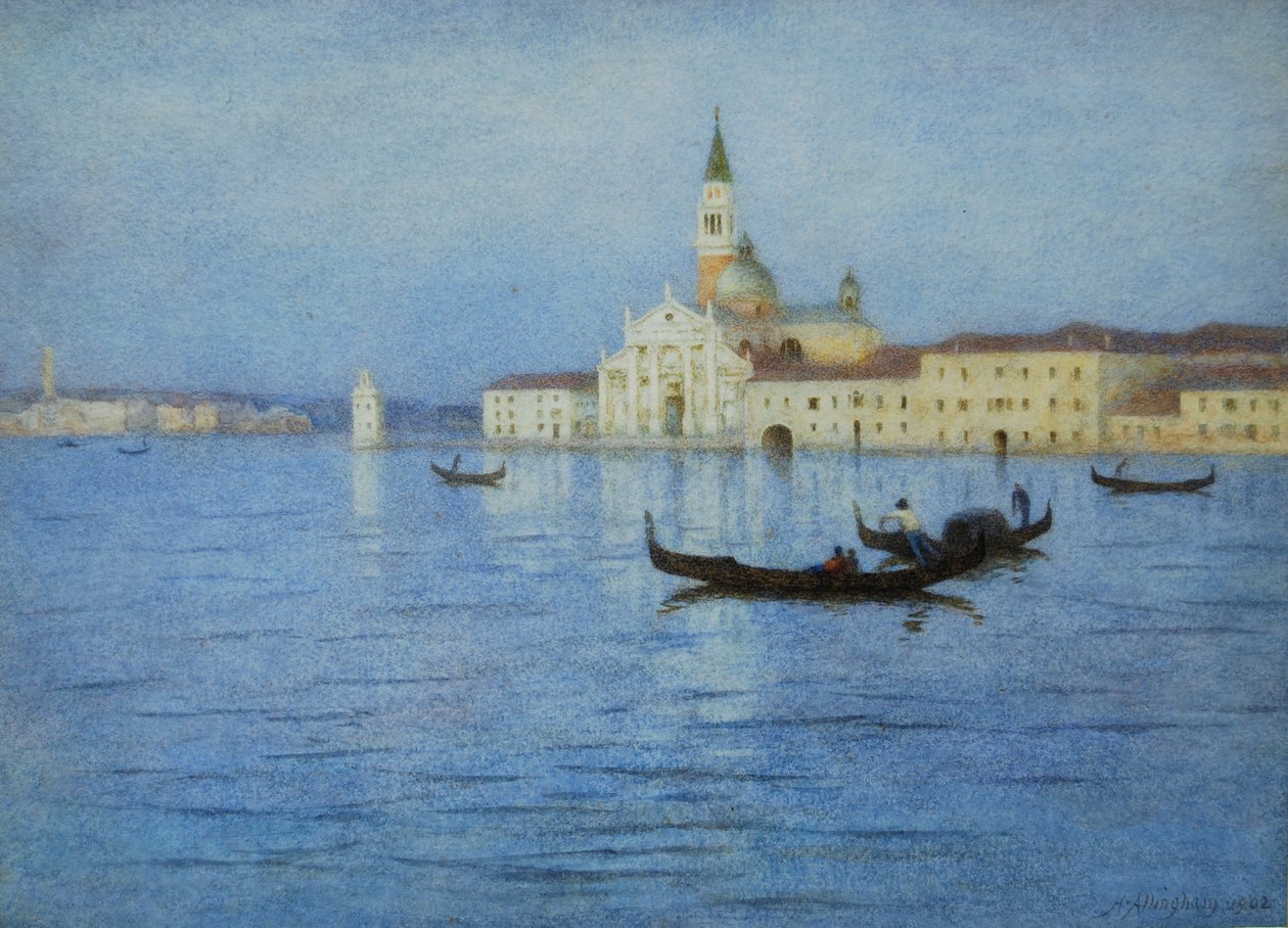 San Giorgio Maggiore, Benátky, 1902 od Helen Allingham