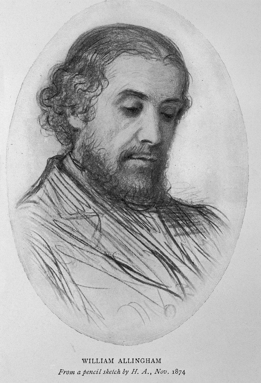 William Allingham, 1874 od Helen Allingham