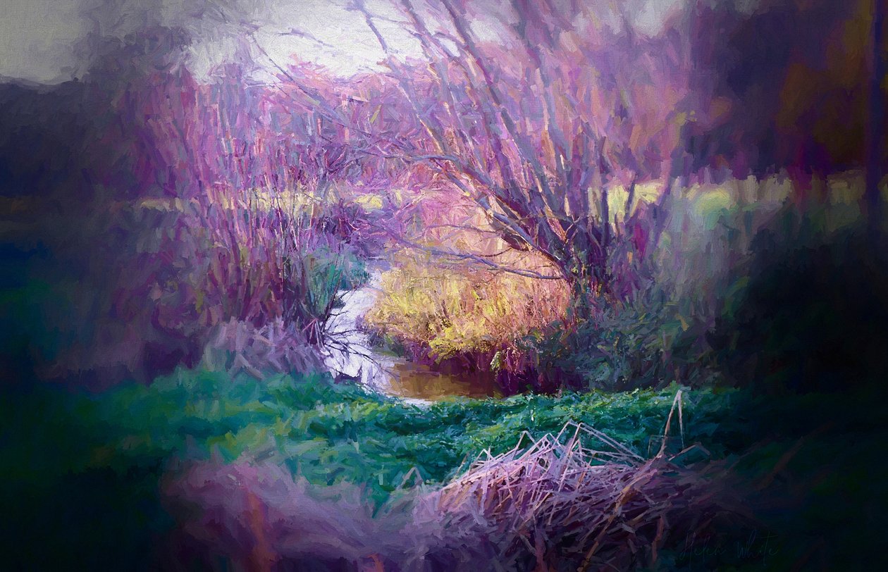 Bend in the River, 2018 od Helen White
