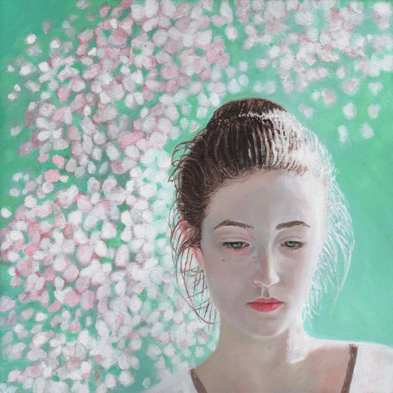 Portrét rozkvétající dívky, 2015, od Helen White