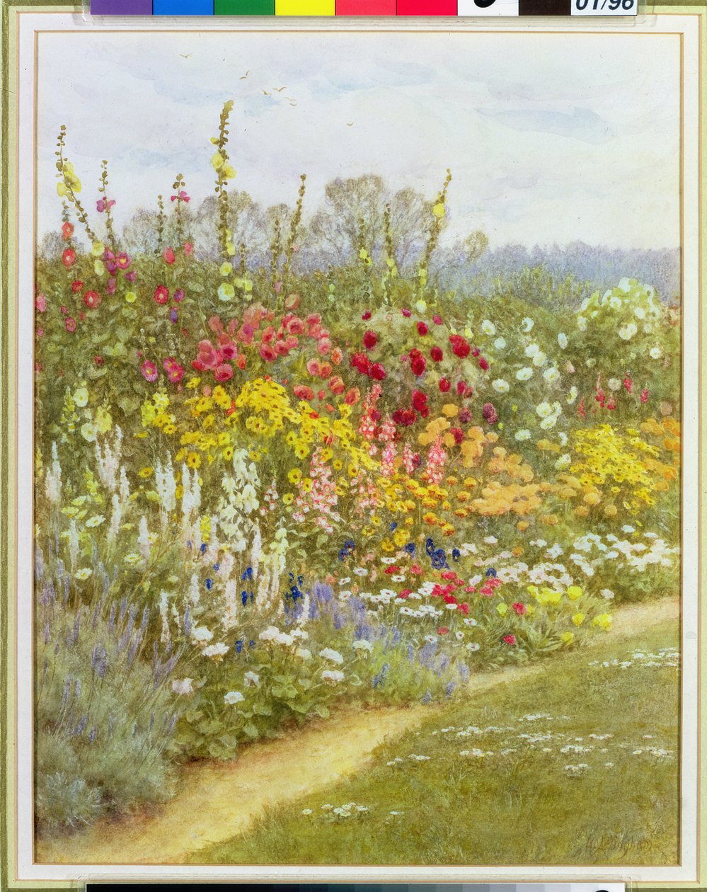 Bylinná hranice od Helen Allingham