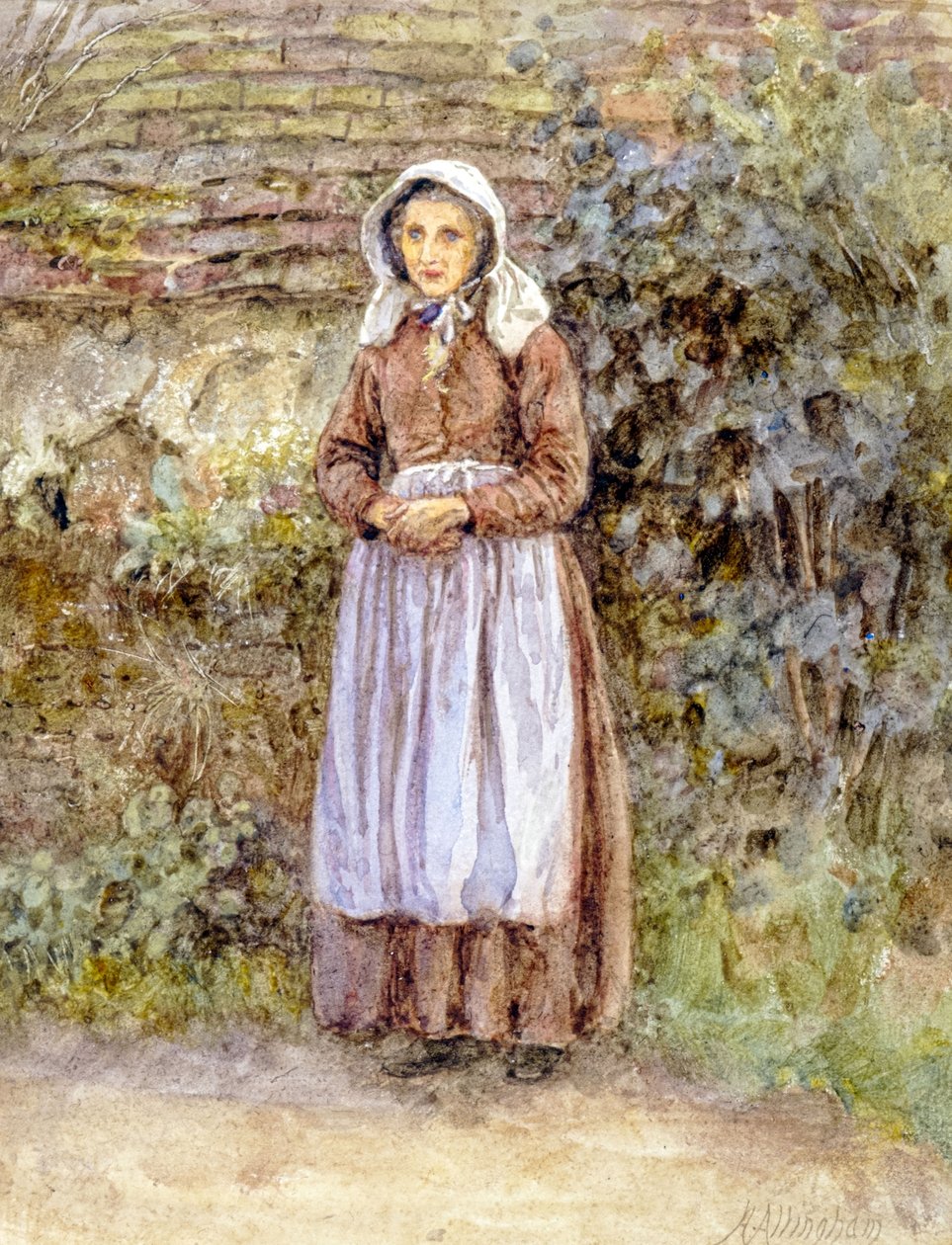 Sedlák z Witley (akvarel) od Helen Allingham