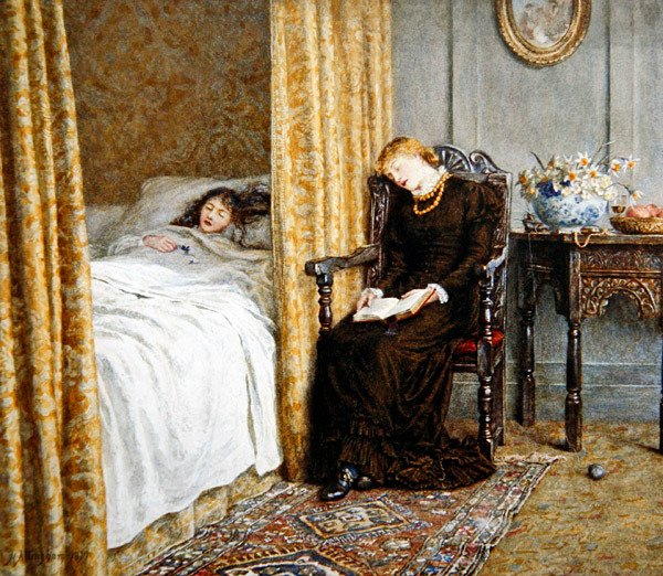 Rekonvalescent od Helen Allingham
