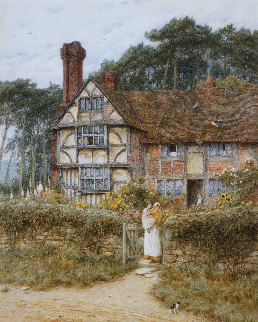 Unstead Farm, Godalming od Helen Allingham