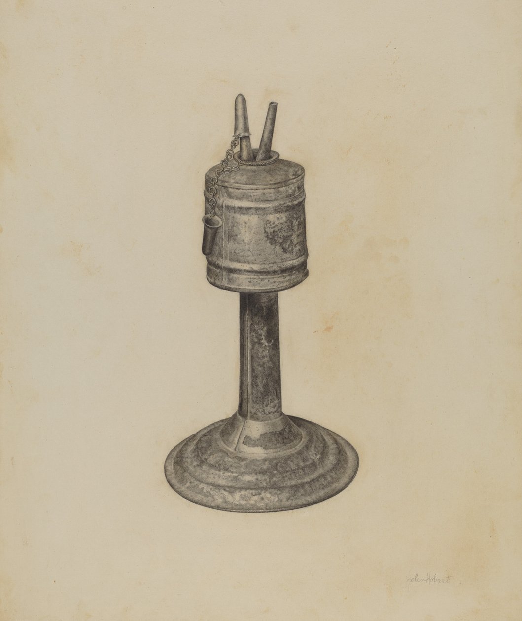 Camphenová lampa od Helen Hobart