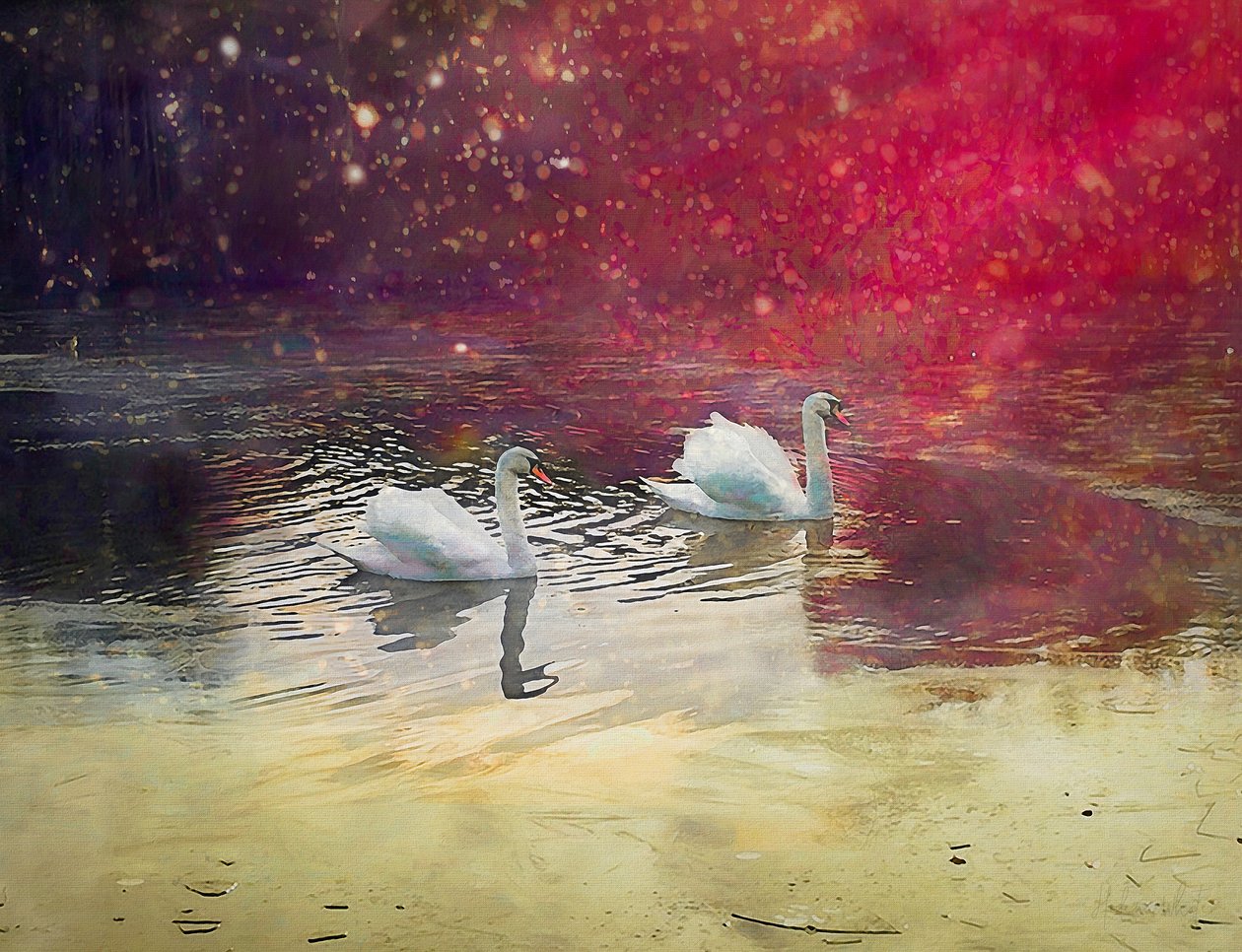Frosted Lake, 2019 od Helen White