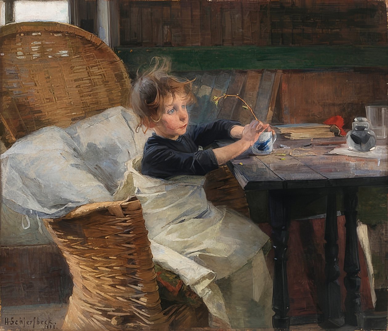 Léčení. 1888 od Helene Schjerfbeck