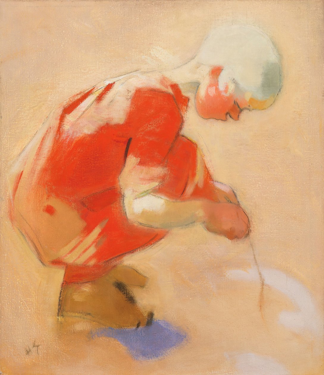 Dívka na písku, 1912. od Helene Schjerfbeck