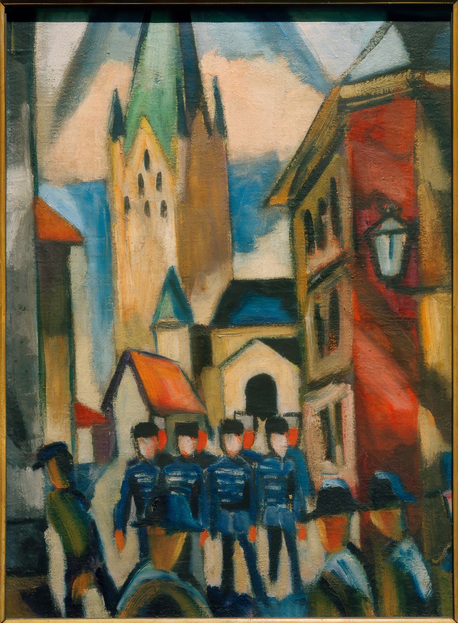 Paderbornská katedrála od Helmuth Macke