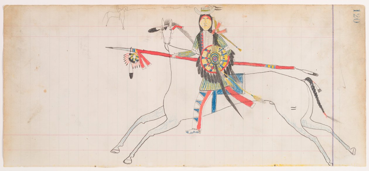 Autoportrét, ca. 1880. od Henderson Ledger Artist A.