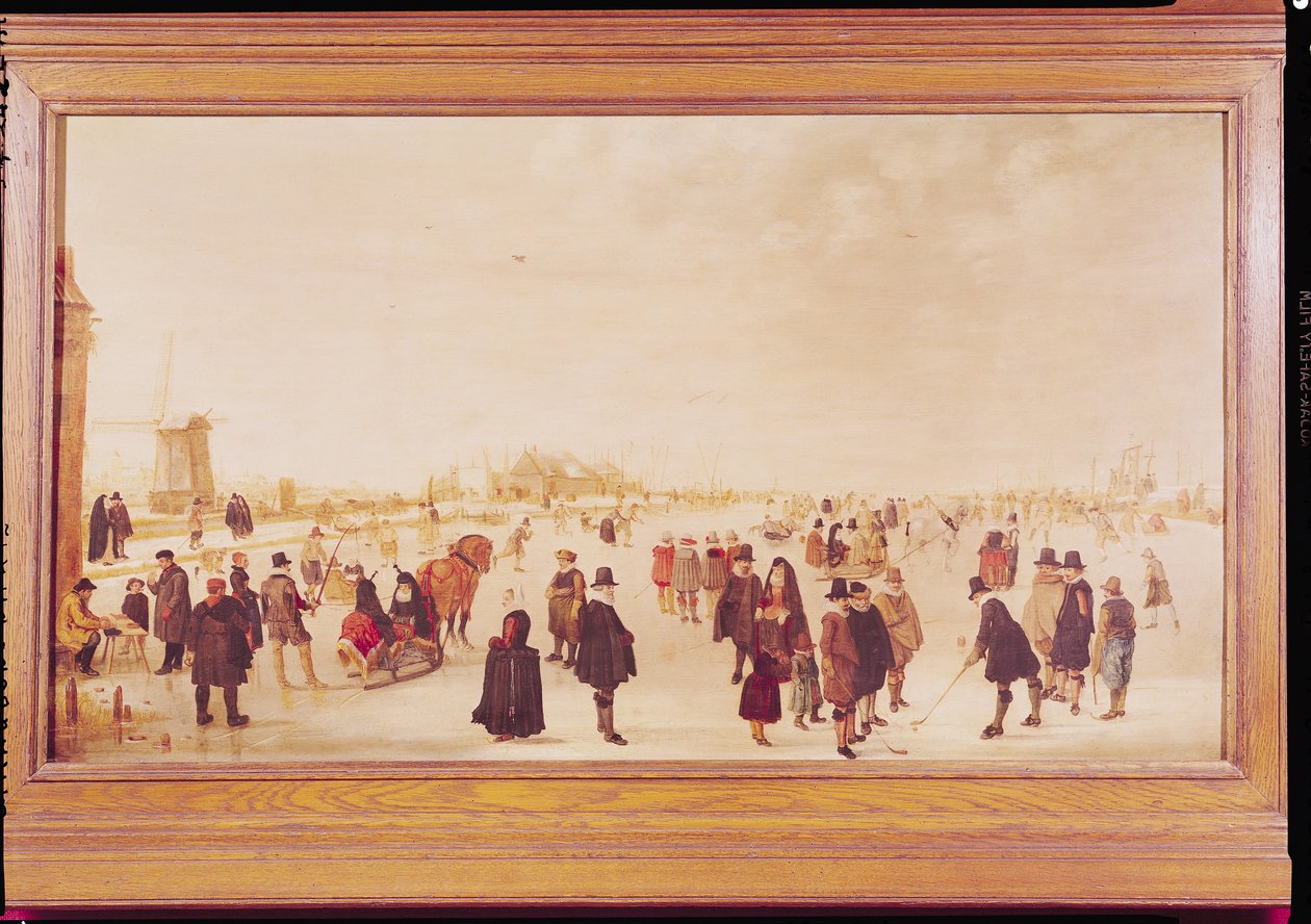 Zábava na ledě od Hendrick Avercamp