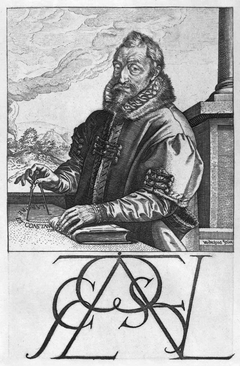 Christophe Plantin (asi 1520–89) od Hendrik Goltzius