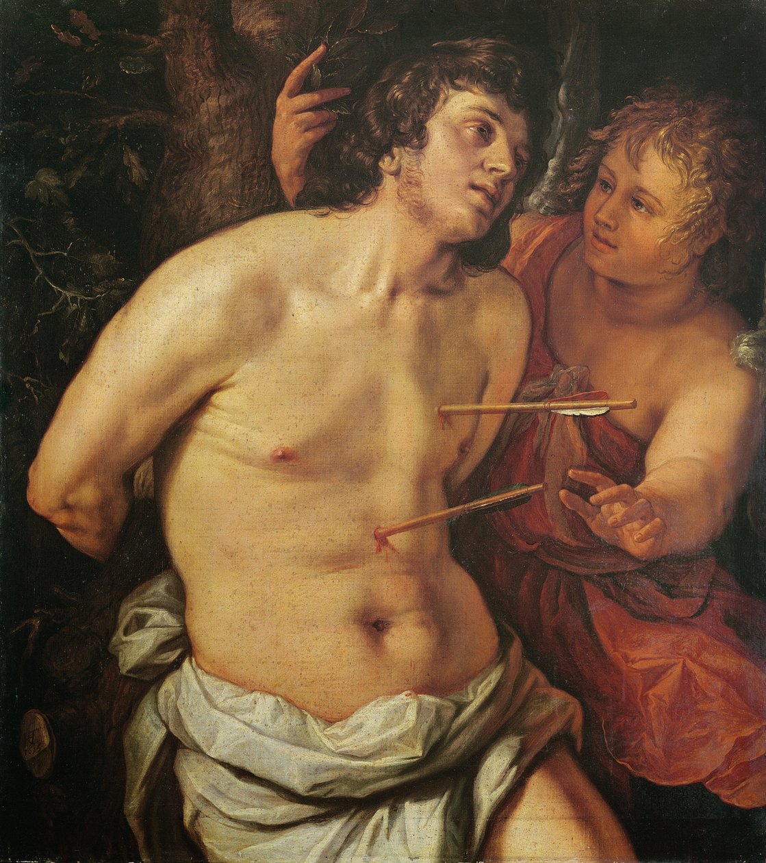 Svatý Šebestián od Hendrik Goltzius