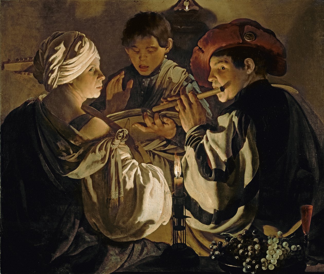 Koncert, cca 1626 od Hendrick ter Brugghen