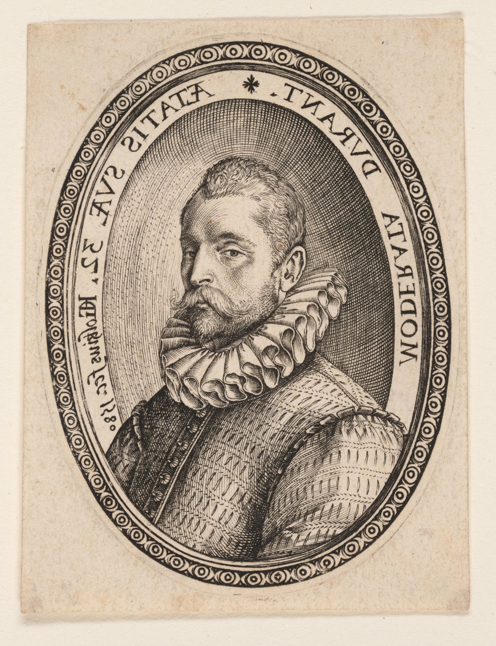 Busta muže stojícího vlevo od Hendrick Goltzius