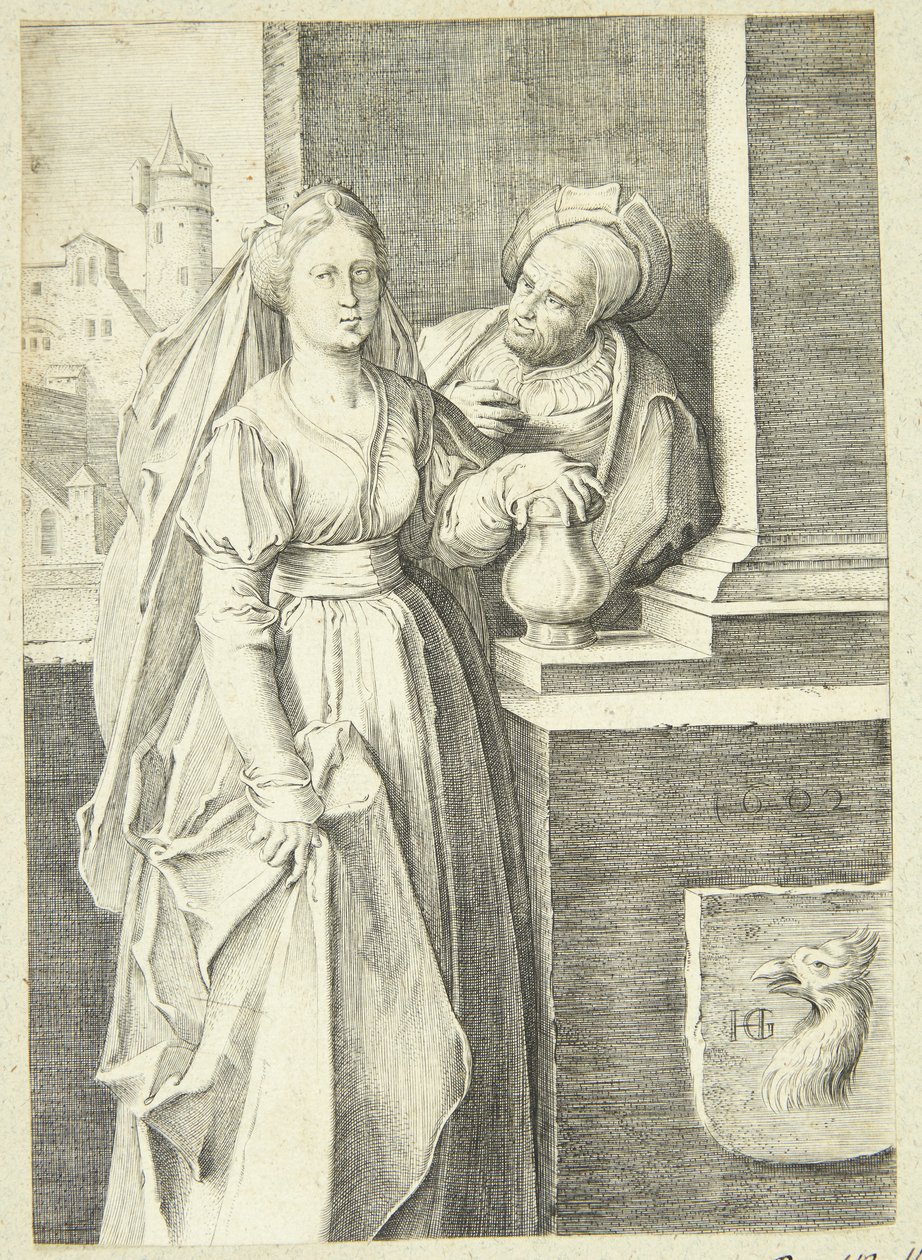 Zvláštní pár od Hendrick Goltzius