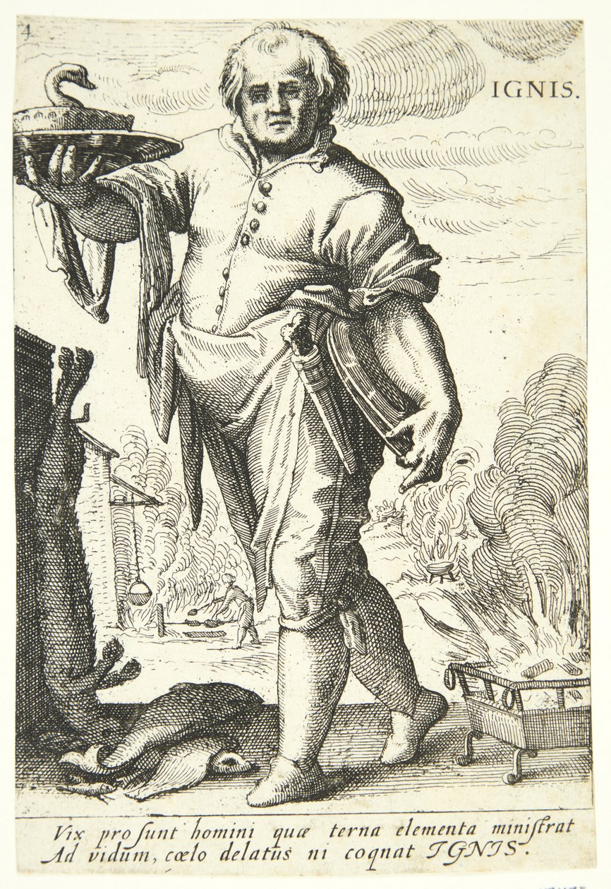 Ild (oheň) od Hendrick Goltzius