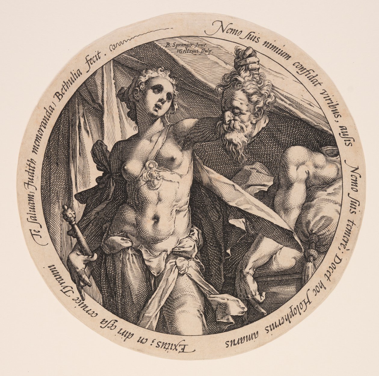 Judita s hlavou Holoferna od Hendrick Goltzius