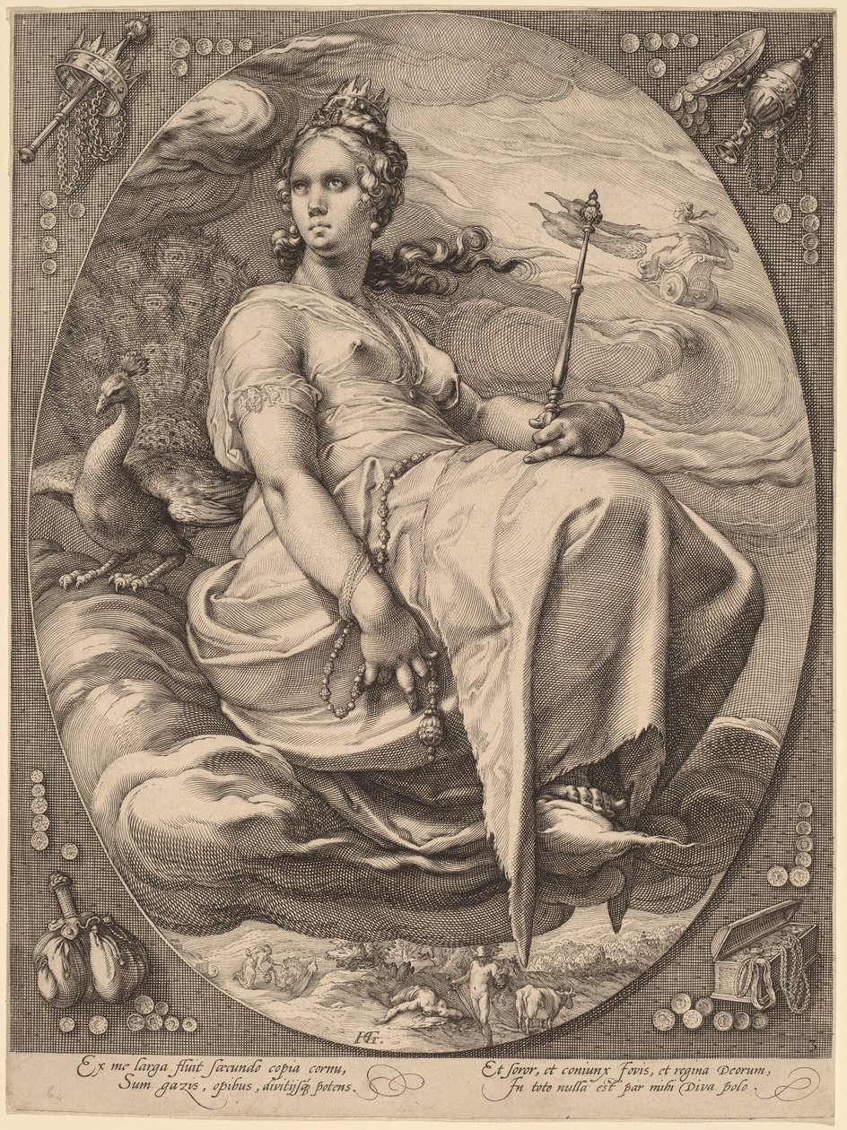 Juno od Hendrick Goltzius