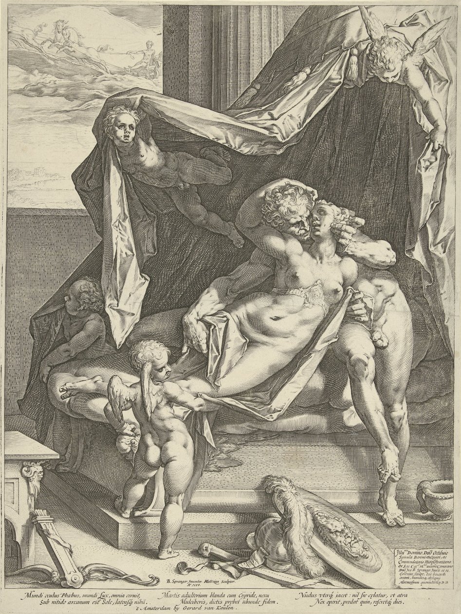 Mars až Venuše od Hendrick Goltzius