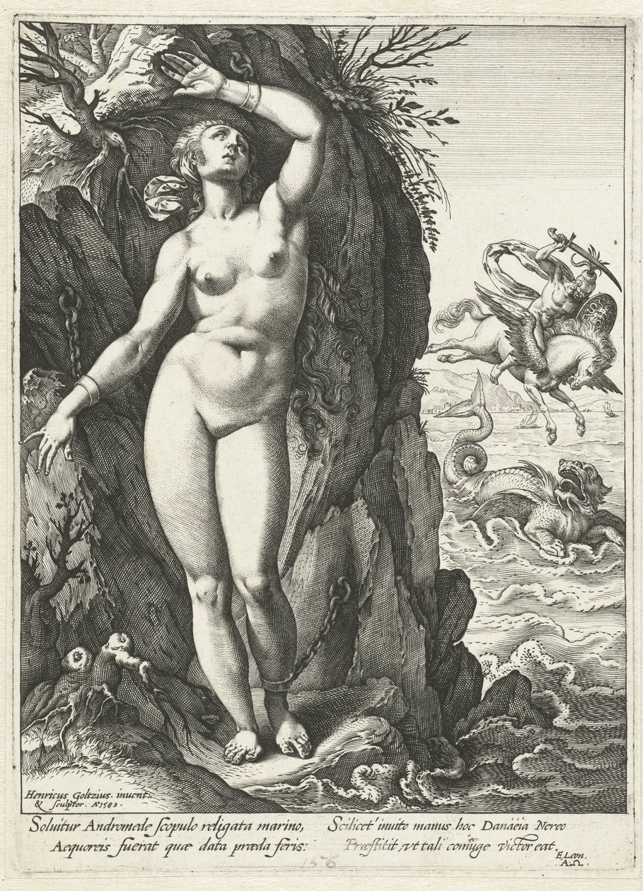 Perseus v Andromedě od Hendrick Goltzius