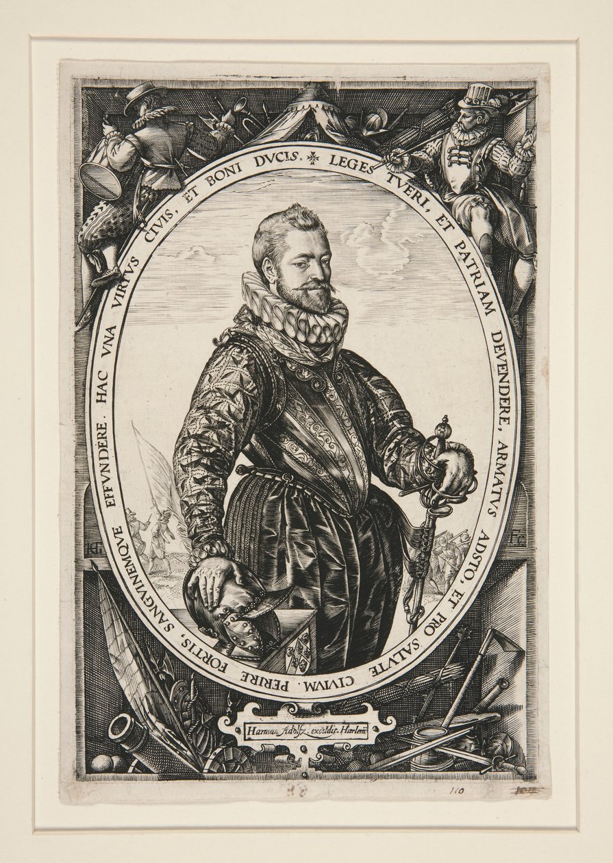 Portrét Jacquese de la Faille od Hendrick Goltzius