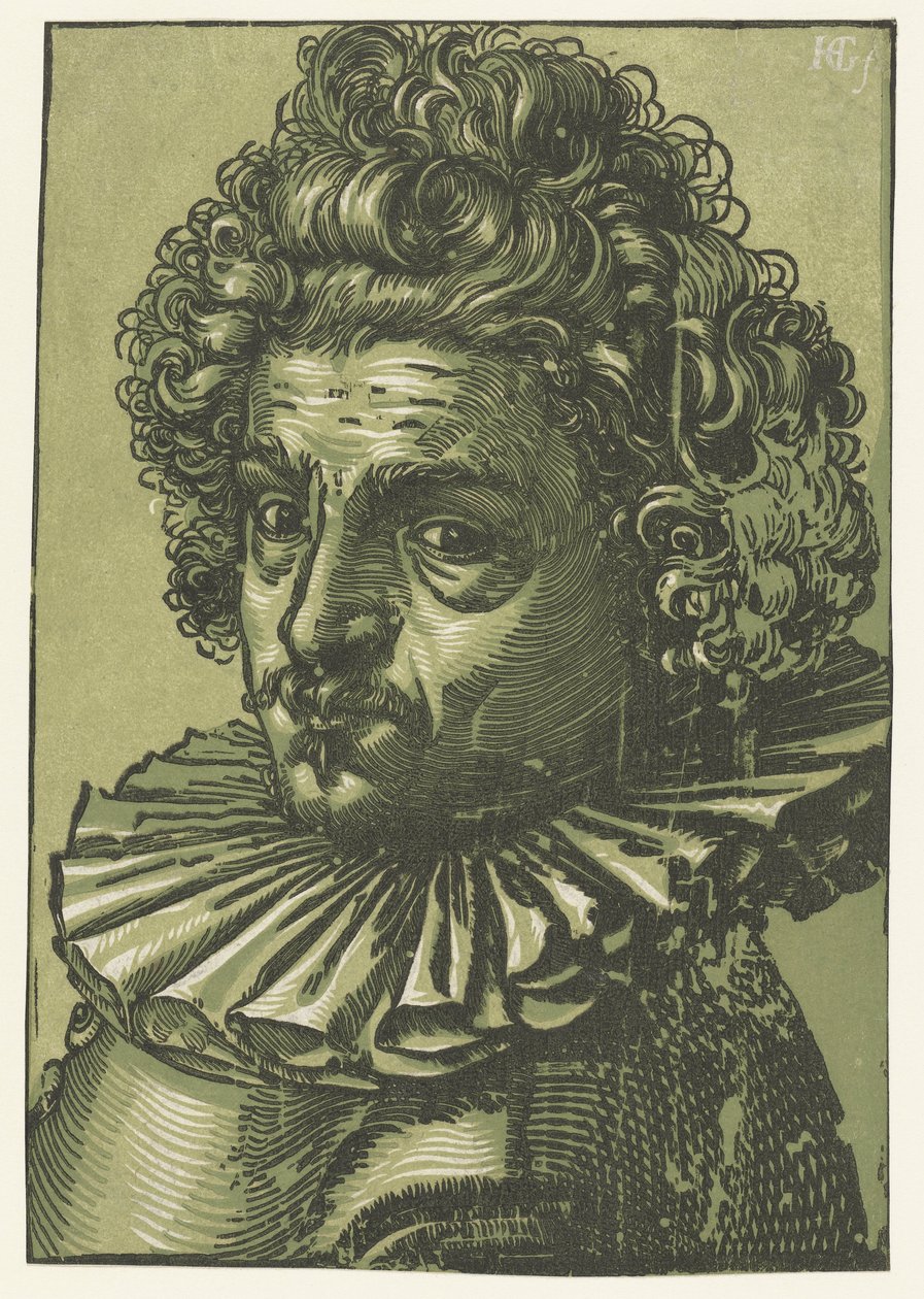 Portrét Gillis van Breen od Hendrick Goltzius