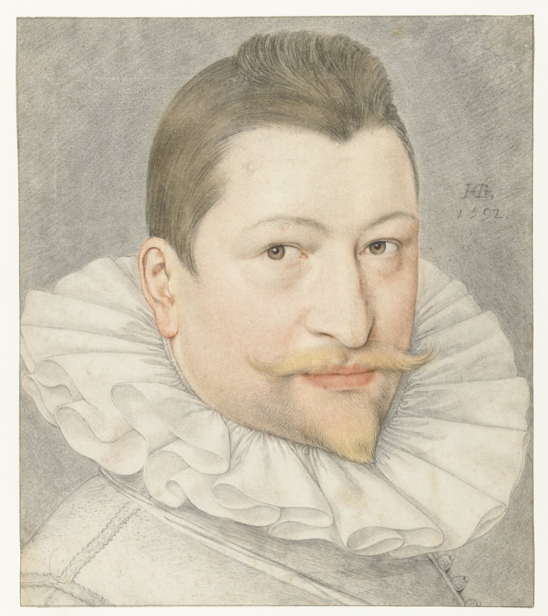 Portrét Johannese Sadelera I od Hendrick Goltzius