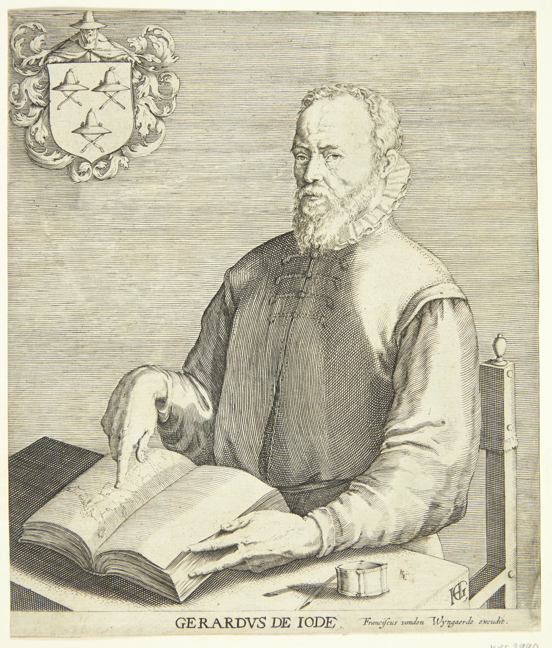 Portrét Gerarda de Jode od Hendrick Goltzius
