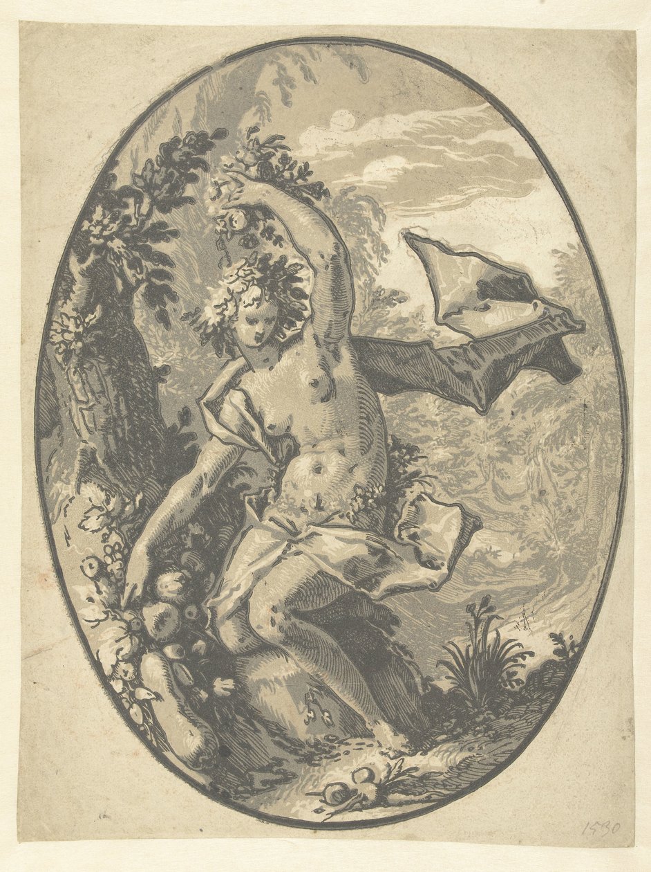 Proserpina Bohové a bohyně (název série) od Hendrick Goltzius