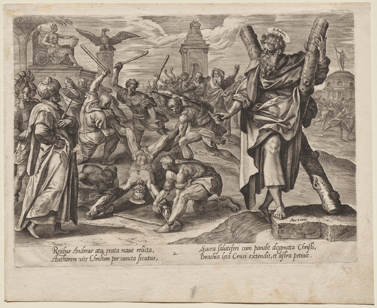 Svatý Ondřej od Hendrick Goltzius