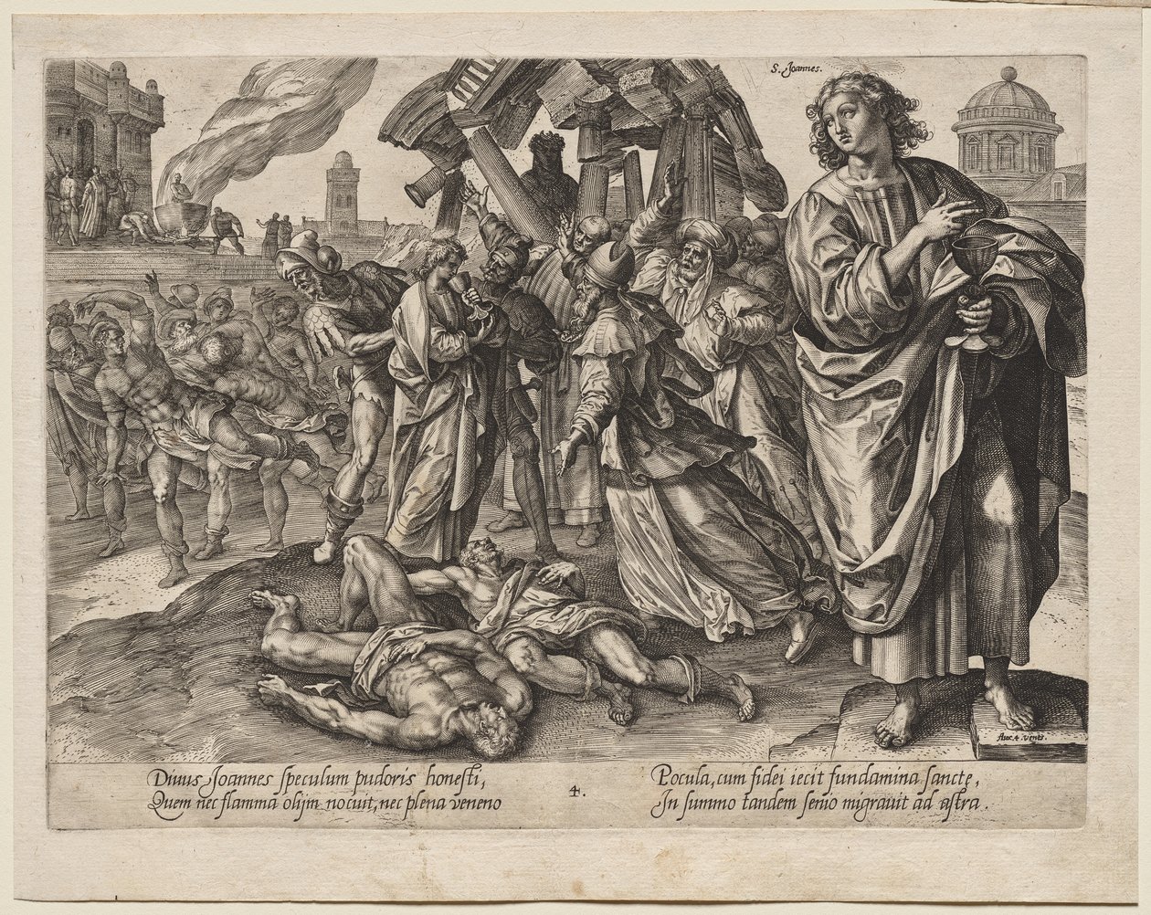 Svatý Jan od Hendrick Goltzius