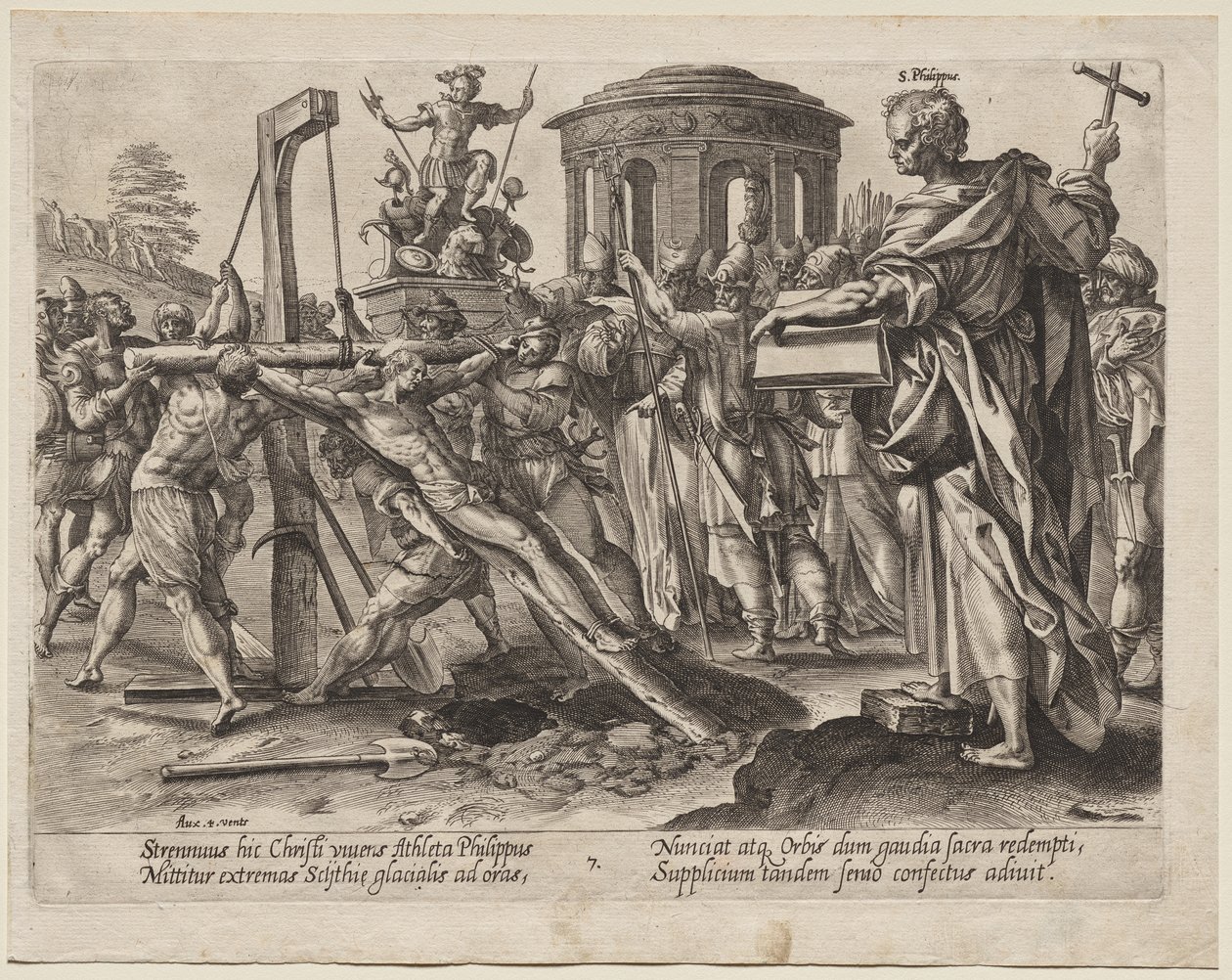 Svatý. Filip od Hendrick Goltzius