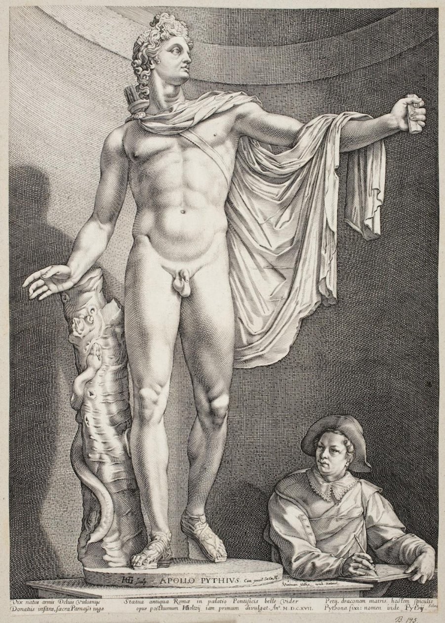 Apollo Belvedere od Hendrick Goltzius